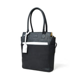 Midnight Elegance Noir Shopper Tote - Classy Leather Bags - Flyclothing LLC