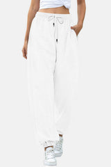 Elastic Waist Joggers with Pockets - Trendsi - Flyclothing LLC