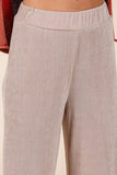 Mittoshop Elastic Waist Pants with Side Pockets - Trendsi