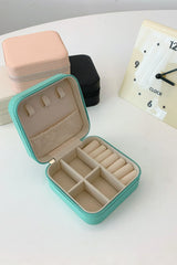 PU Leather Square Jewelry Box - Trendsi
