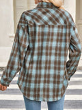 Plaid Button Up Long Sleeve Shirt - Trendsi - Flyclothing LLC
