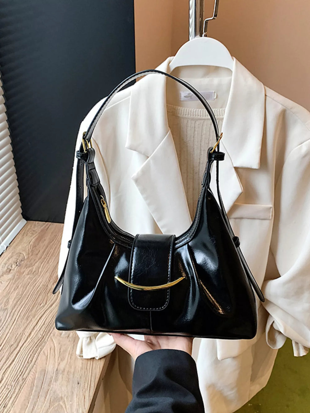 Adjustable Strap Shoulder Bag - Trendsi - Flyclothing LLC