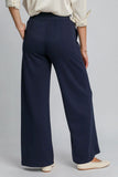 Umgee Drawstring Wide Leg Pants with Pockets - Trendsi
