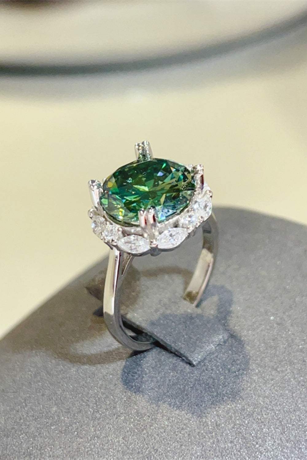 5 Carat Moissanite 925 Sterling Silver Ring - Trendsi - Flyclothing LLC