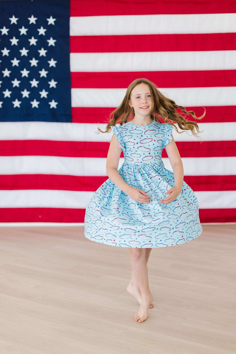 SALE Miss Americana (Mila's Version) Flutter Sleeve Twirl Dress - Mila & Rose ® - Flyclothing LLC
