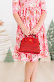 Red Shimmer Girl's Crossbody Purse - Mila & Rose ®