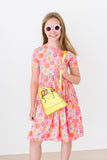 Neon Yellow Glitter Girl's Crossbody Purse - Mila & Rose ®