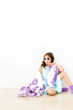 Lilac/Coconut Flower Cozy Blanket - Mila & Rose ®