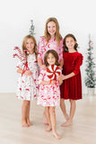 Jolly Old Saint Nick 3/4 Sleeve Ruffle Twirl Dress - Mila & Rose ®