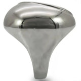 0W304 - Ruthenium Brass Ring with Synthetic Garnet in Ruby - Alamode - Flyclothing LLC