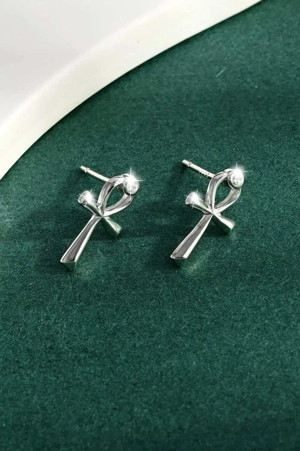 925 Sterling Silver Inland Zircon Earrings - Trendsi