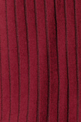 Basic Bae Full Size Ribbed Round Neck Long Sleeve Slit Top - ShopBasicbae - Flyclothing LLC