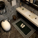 Absorbent Non-slip Floor Mat For The Bathroom Or Shower Entrance