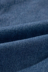 Pocketed Long Sleeve Denim Jacket - Trendsi - Flyclothing LLC