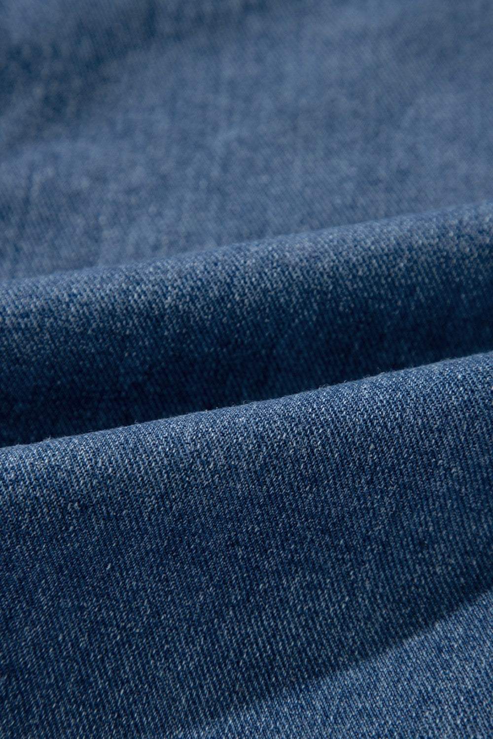 Pocketed Long Sleeve Denim Jacket - Trendsi - Flyclothing LLC