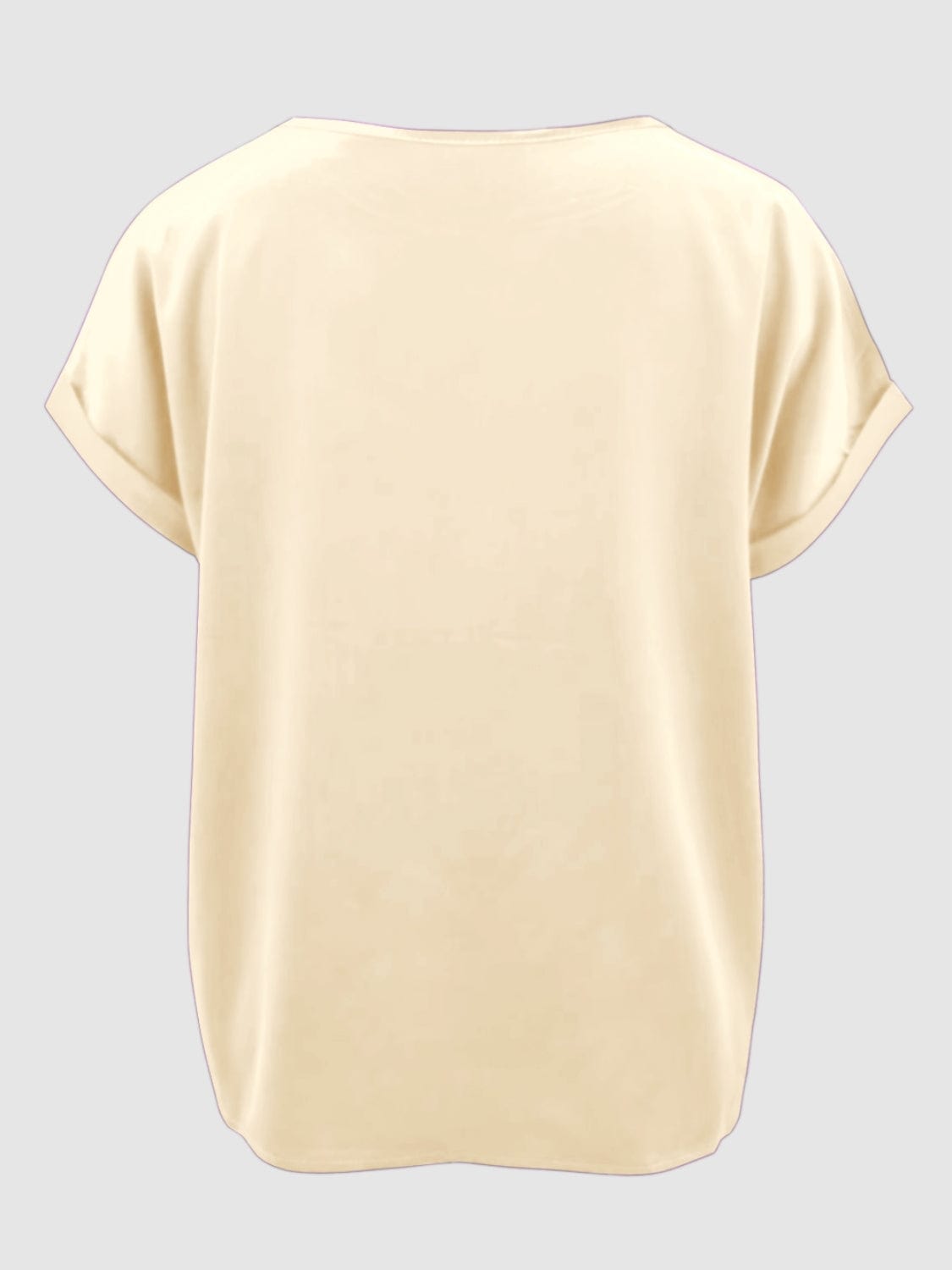 Round Neck Short Sleeve T-Shirt - Trendsi