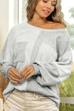 Color Block Double Chest Pocket Boat Neck Top - Trendsi - Flyclothing LLC