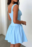 Decorative Button Square Neck Cami Dress - Trendsi - Flyclothing LLC