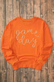 GAME DAY Round Neck Long Sleeve Sweatshirt - Trendsi - Flyclothing LLC