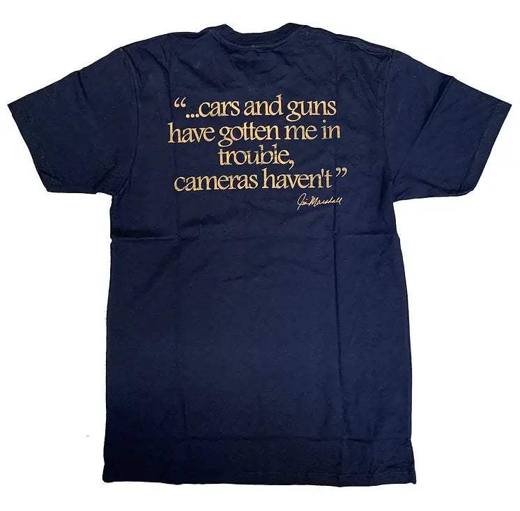Jim Marshall Jims Cars Guns Cameras Official Tee - Jim Marshall - Flyclothing LLC