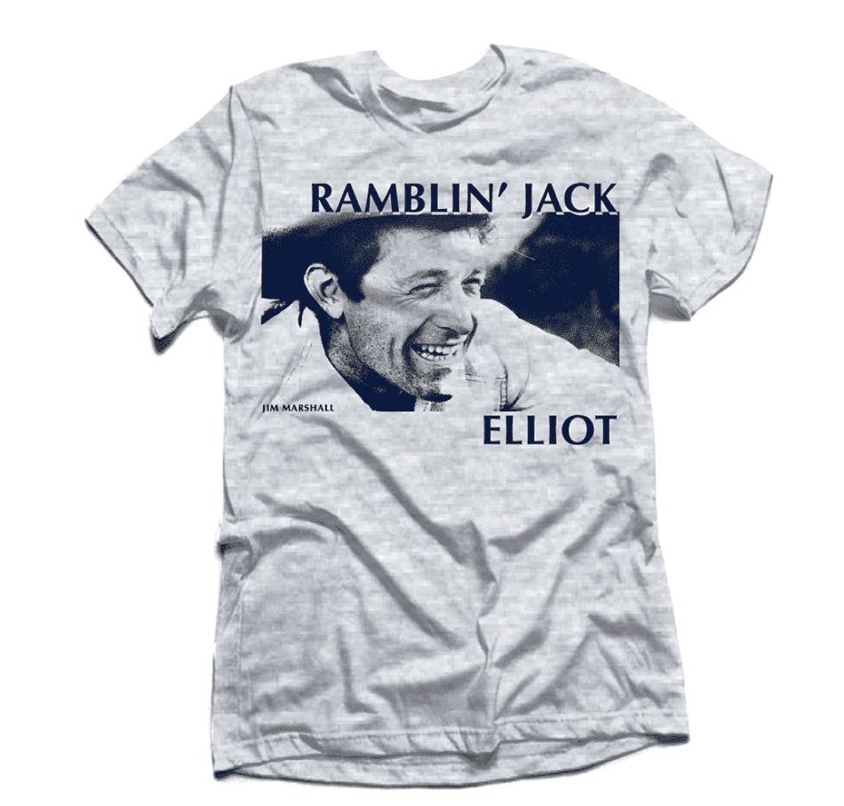Jim Marshall Ramblin Jack Elliot Portrait Shirt - Jim Marshall - Flyclothing LLC