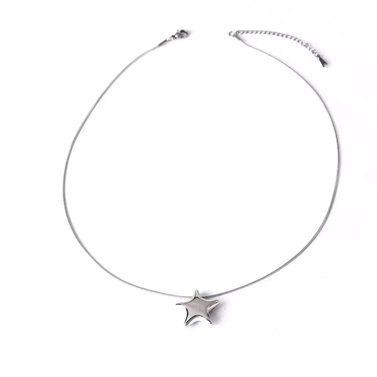 Titanium Steel Star Pendant Necklace - Trendsi - Flyclothing LLC