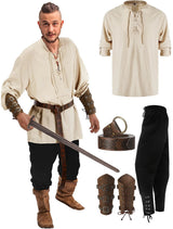 Halloween Men's Renaissance Costume - My Store - Flyclothing LLC