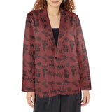 Baha Ranch Burgandy Cowboy Women's Western Blazer - Baha Ranch Western Wear - Flyclothing LLC