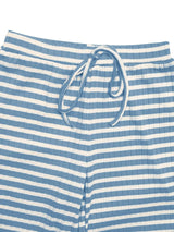 Striped Square Neck Long Sleeve Top and Pants Lounge Set - Trendsi - Flyclothing LLC