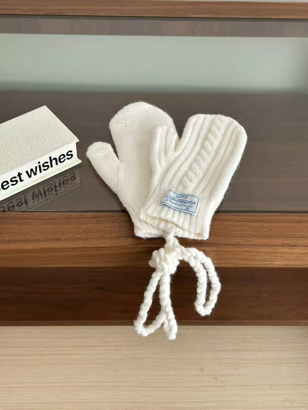 Cable Knit Warm Gloves - Trendsi - Flyclothing LLC