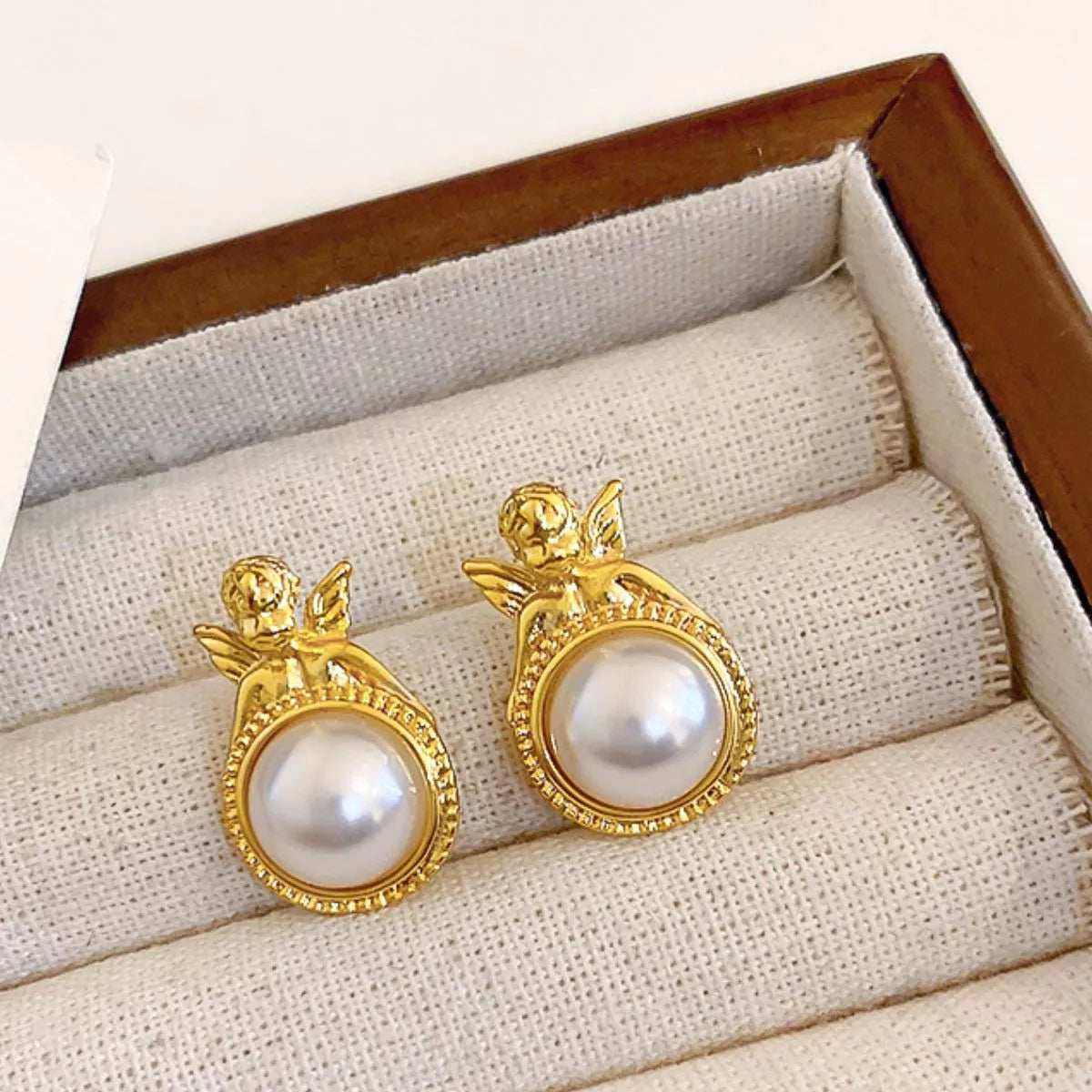 18K Gold-Plated Alloy Geometric Earrings - Trendsi - Flyclothing LLC