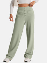 High Waist Wide Leg Pants - Trendsi - Flyclothing LLC