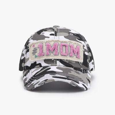 Letter Adjustable Cotton Baseball Cap - Trendsi - Flyclothing LLC