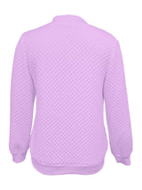Textured Zip Up Long Sleeve Jacket - Trendsi - Flyclothing LLC