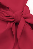Tied Single Shoulder Short Sleeve Dress Trendsi