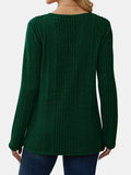 V-Neck Long Sleeve T-Shirt - Trendsi - Flyclothing LLC
