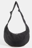 Fame Textured Mesh Knot Shoulder Bag - Trendsi - Flyclothing LLC