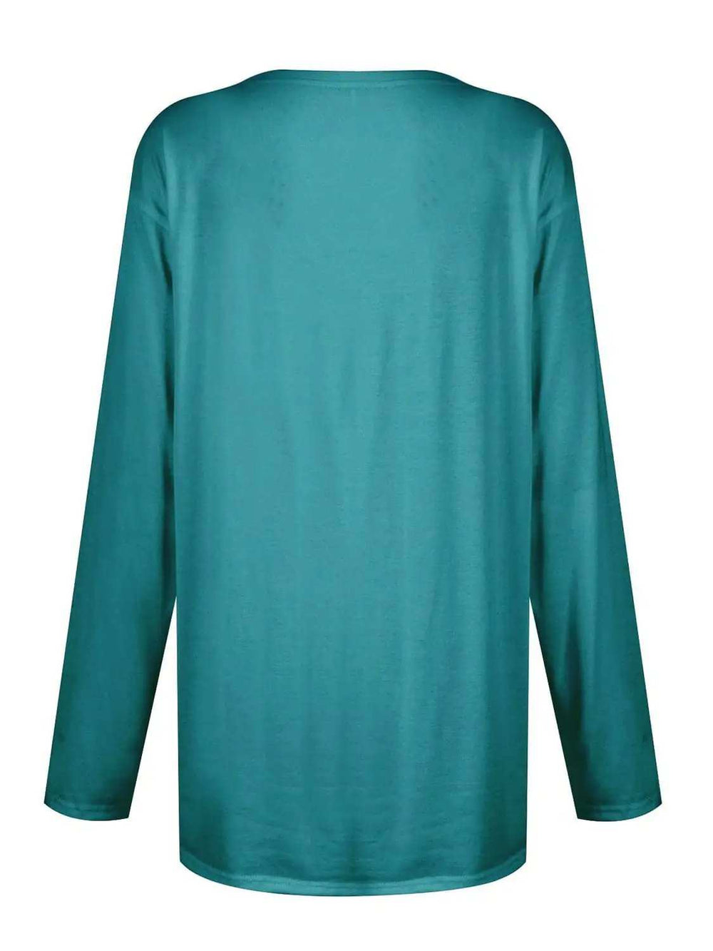 Full Size Pocketed Round Neck Long Sleeve T-Shirt - Trendsi - Flyclothing LLC