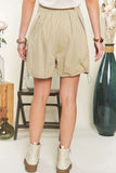 ADORA Drawstring Shorts with Pockets - Trendsi