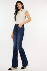 Kancan Full Size Mid Rise Slim Flare Jeans - Trendsi - Flyclothing LLC