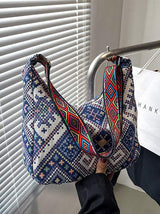 Geometric Adjustable Strap Crossbody Bag - Trendsi - Flyclothing LLC