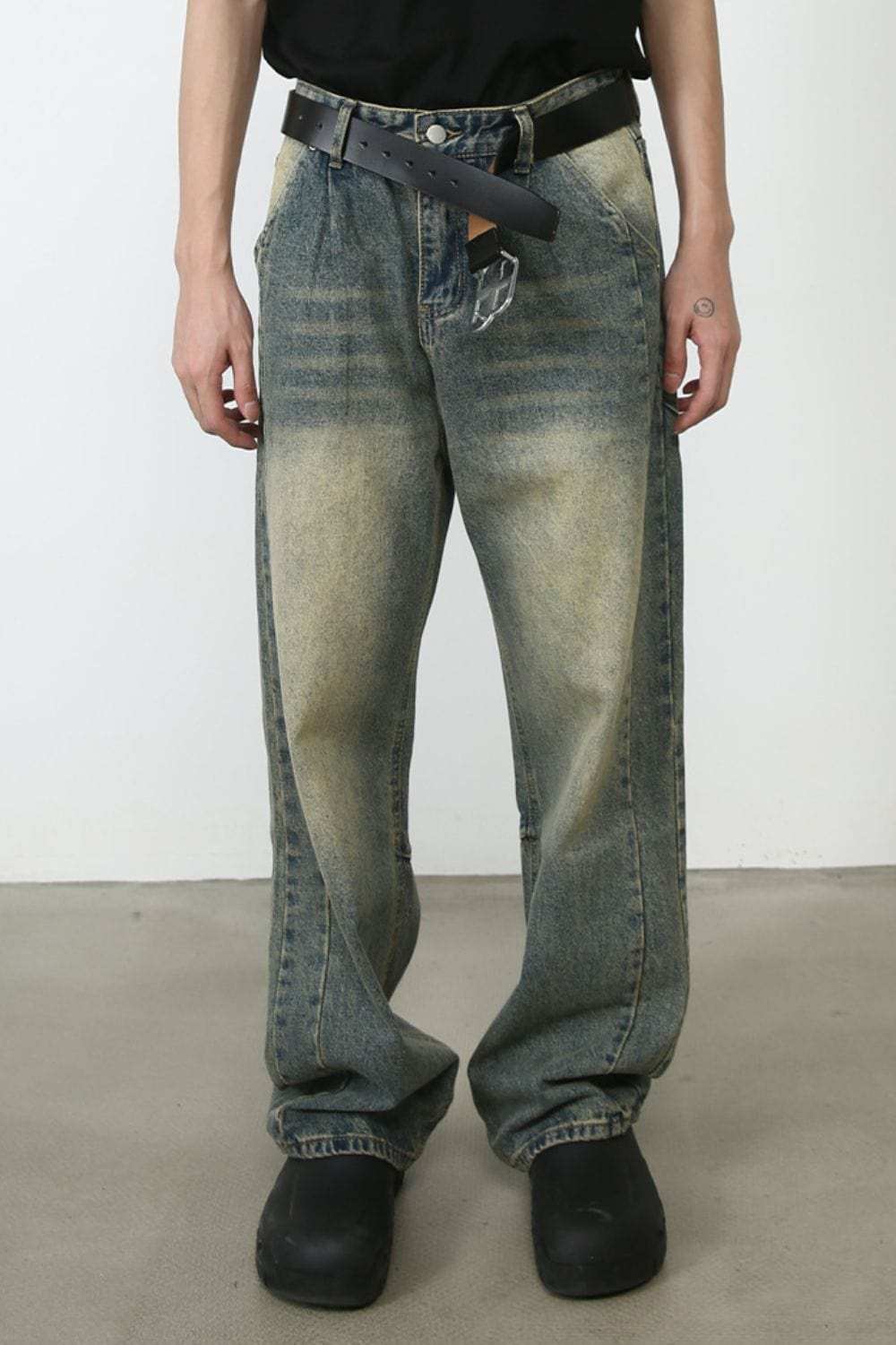 Men's Wide Leg Jeans - Trendsi - Flyclothing LLC