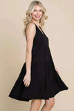 Culture Code Racerback Tiered Tank Dress - Trendsi - Flyclothing LLC