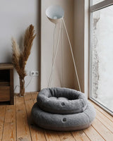 Chester & Lee | Furry Gray Donut Dog Bed - Chester & Lee - Flyclothing LLC