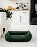 Chester & Lee | Classic Velvet Sleeper Dog Bed Green - Chester & Lee - Flyclothing LLC
