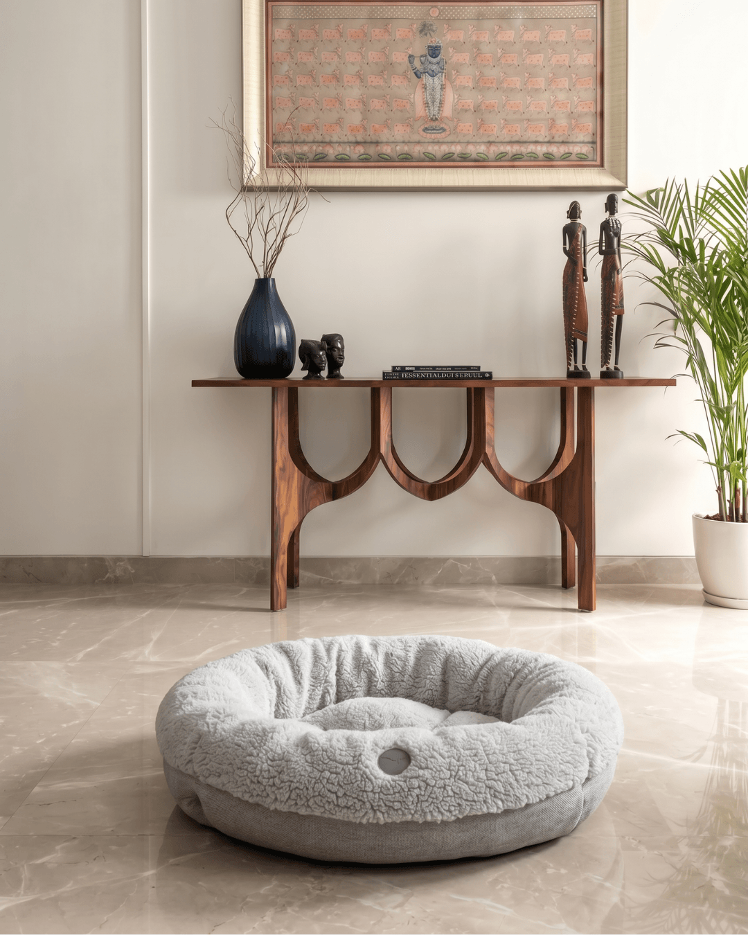 Chester & Lee | Furry Gray Donut Dog Bed - Chester & Lee - Flyclothing LLC