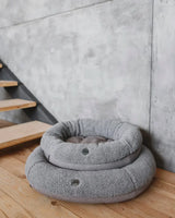 Chester & Lee | Furry Gray Donut Dog Bed - Chester & Lee - Flyclothing LLC