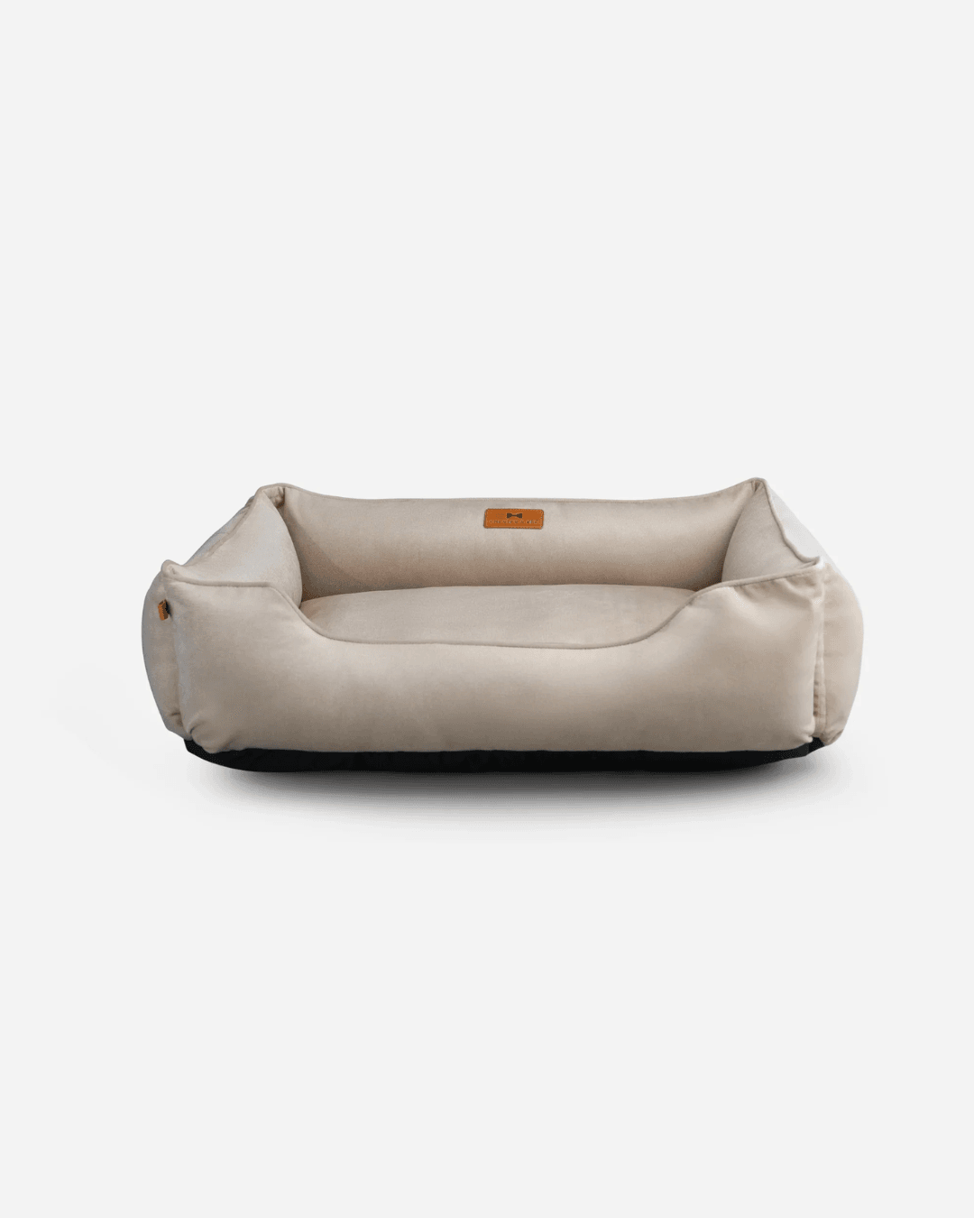 Chester & Lee | Classic Velvet Sleeper Dog Bed Beige - Chester & Lee - Flyclothing LLC
