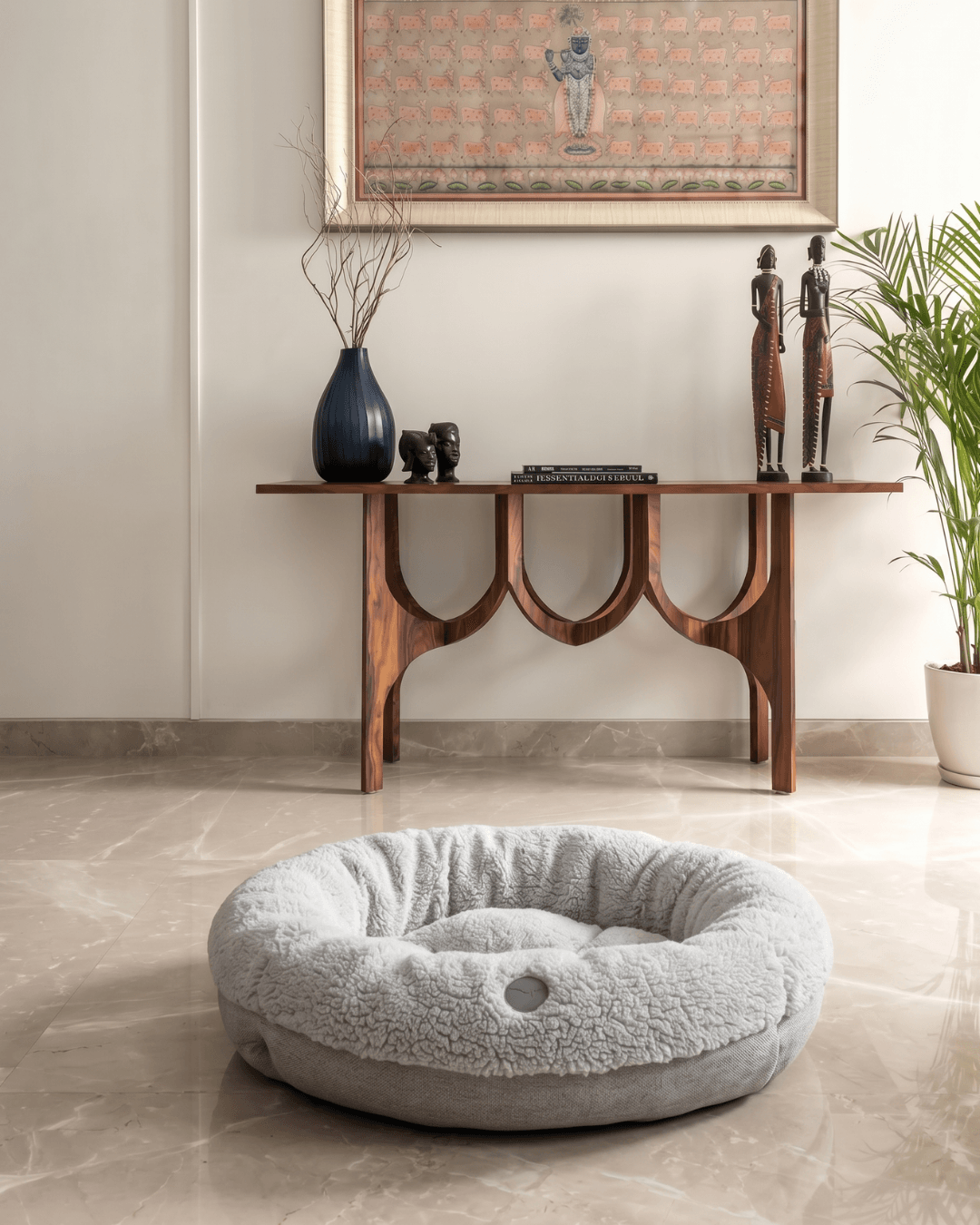 Chester & Lee | Furry Gray Donut Dog Bed - Chester & Lee - Flyclothing LLC