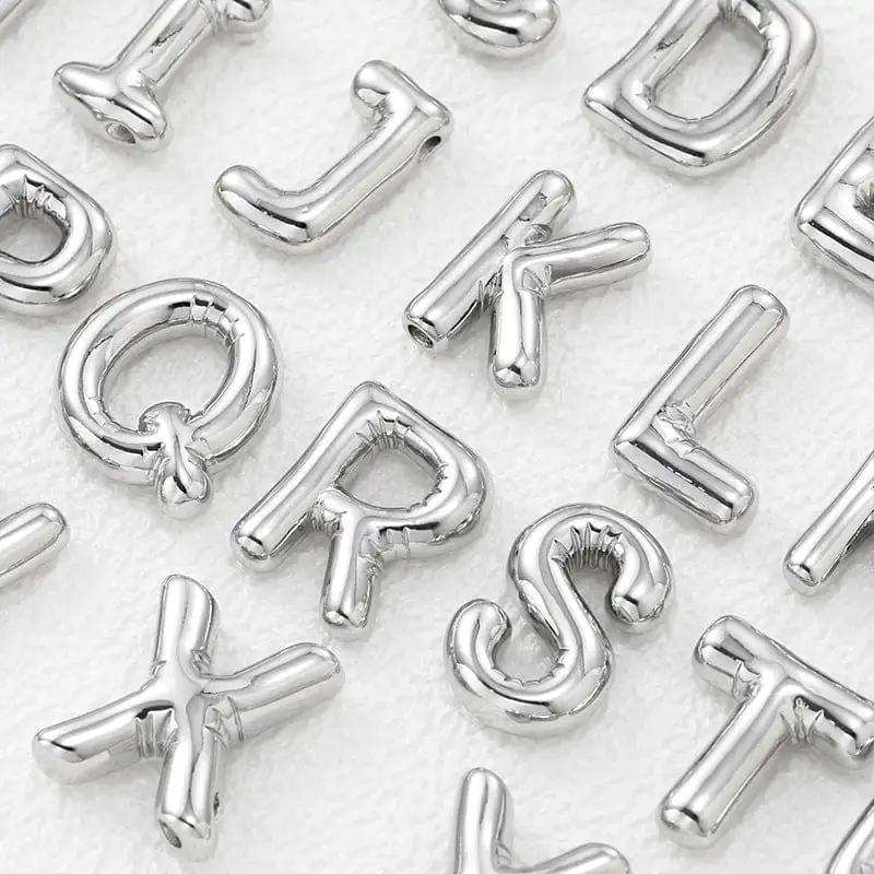 Copper Bubble Letter Pendant Necklace - Trendsi - Flyclothing LLC